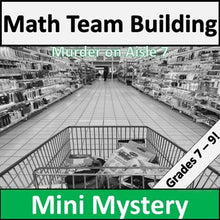 Load image into Gallery viewer, Back to School Math Activity! Team Building Murder Mystery!